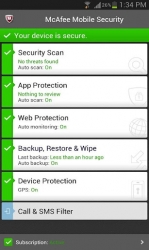 McAfee Mobile Security1
